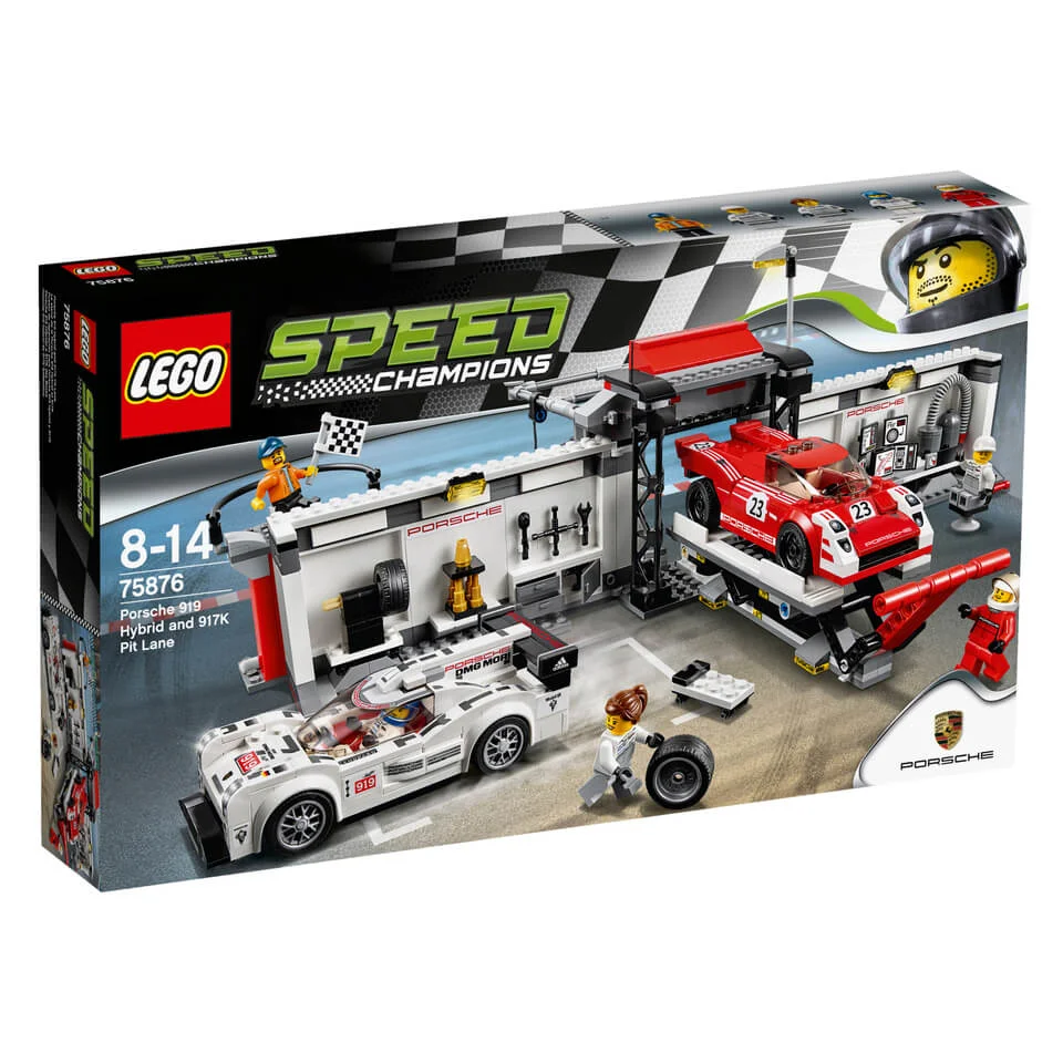LEGO Speed Champions: Porsche 919 Hybrid and 917K Pit Lane (75876) Image 1