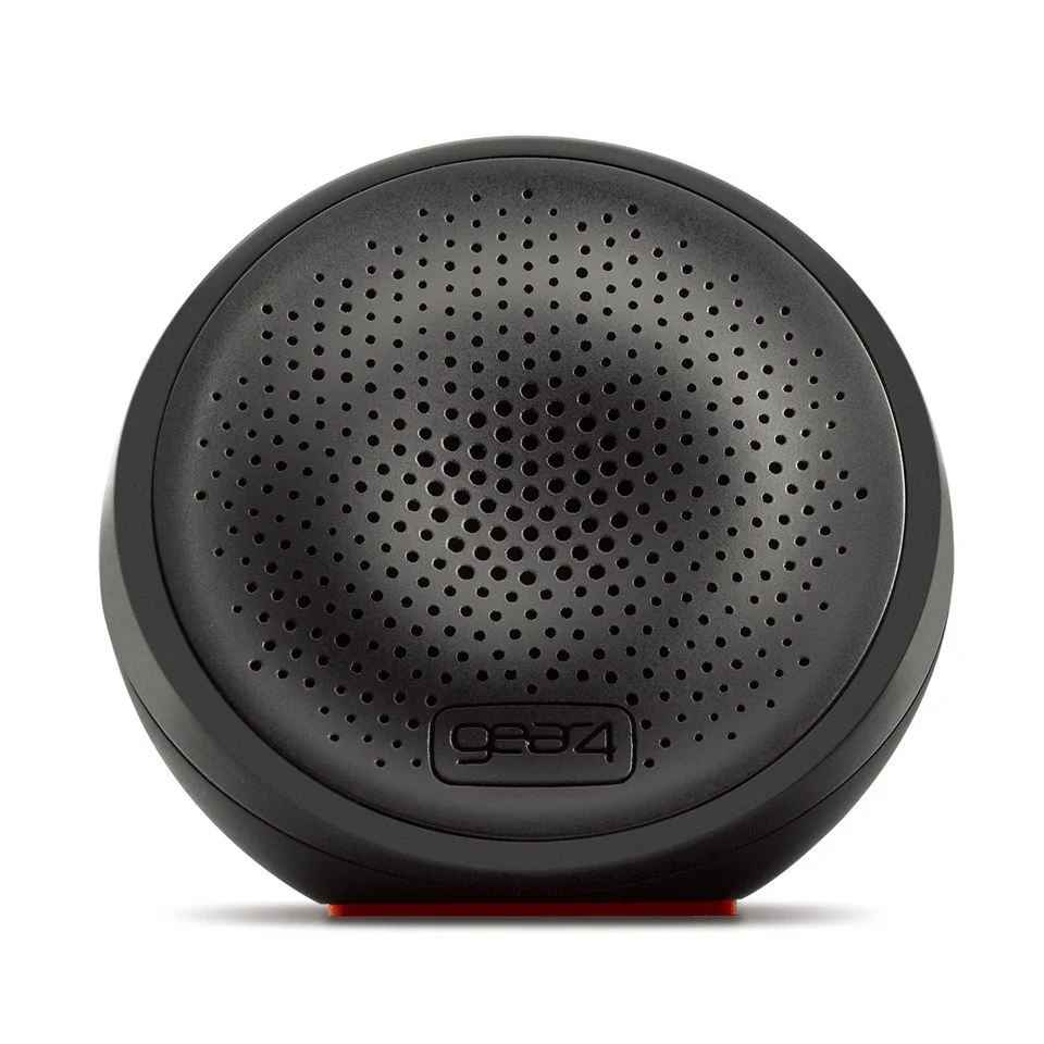 GEAR4 Xorb Mini Portable Wireless Bluetooth Speaker - Black Image 1