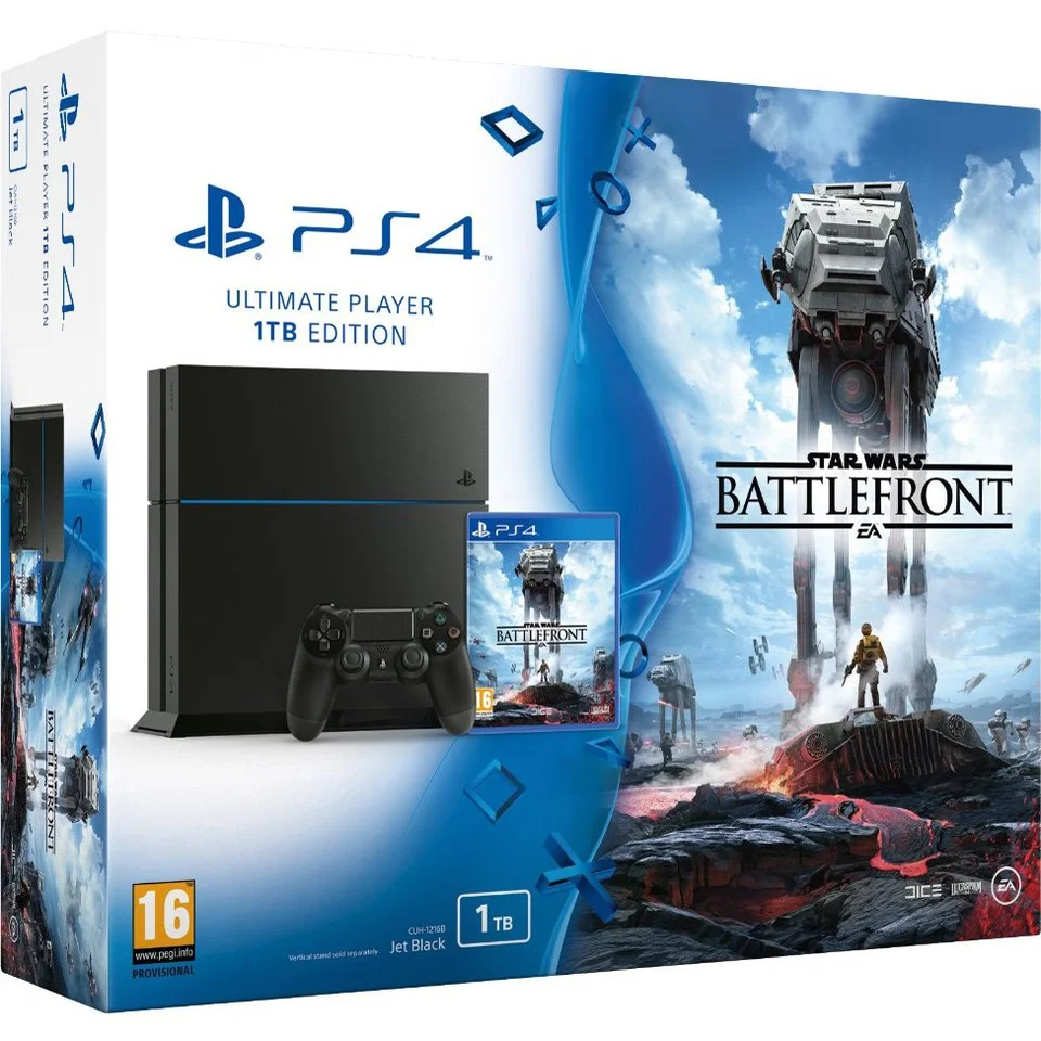 Sony PlayStation 4 1TB Console - Includes Star Wars: Battlefront Image 1