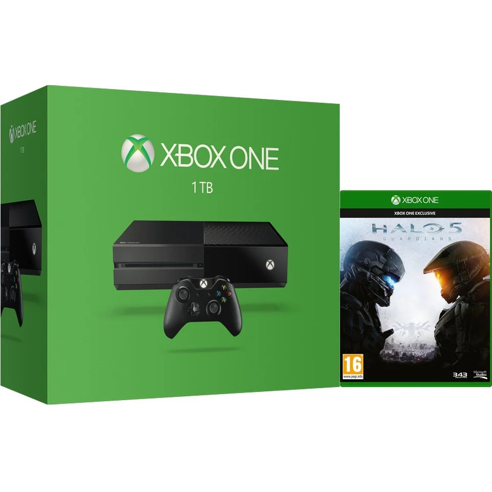 Xbox One 1TB Console - Includes Halo 5: Guardians Image 1