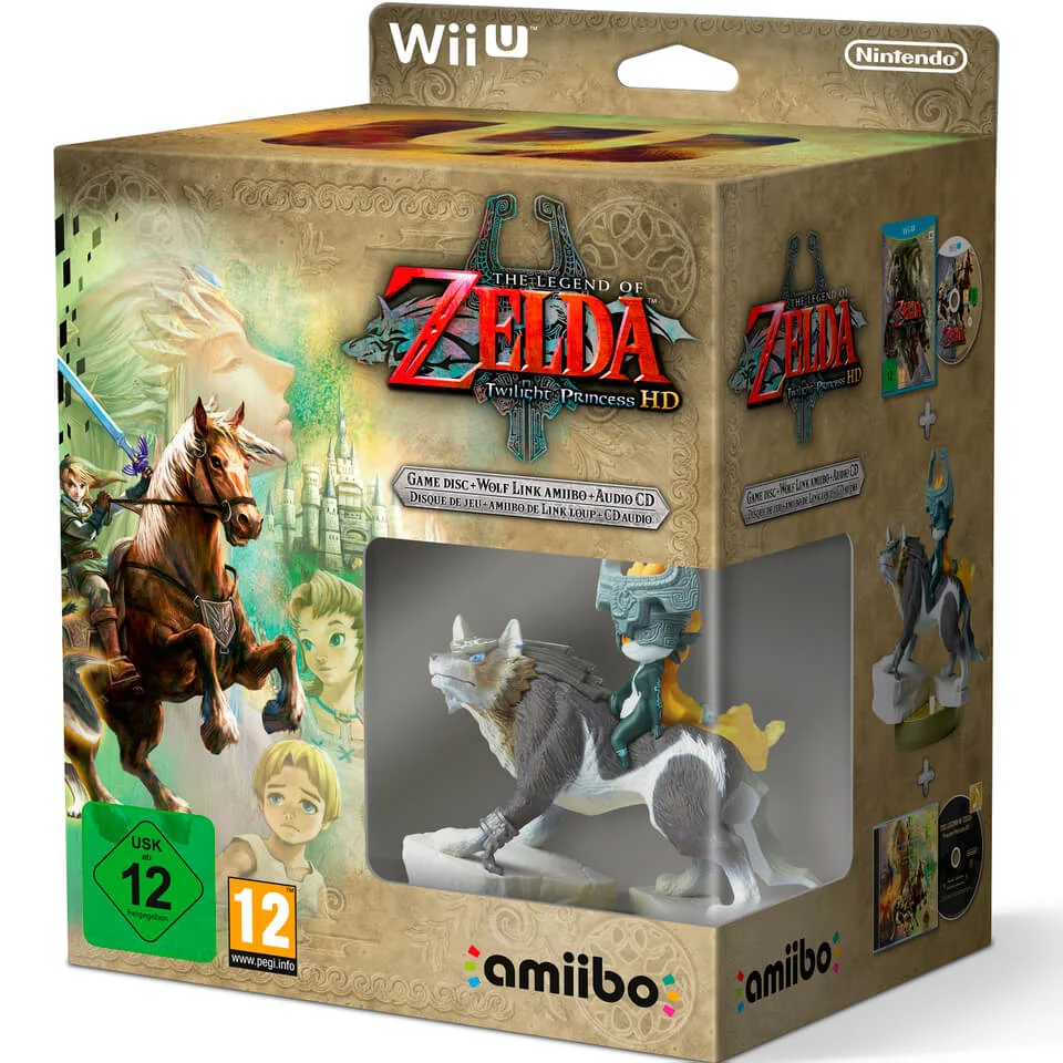 The Legend of Zelda: Twilight Princess HD - Limited Edition (Includes Wolf Link amiibo & Soundtrack CD) Image 1