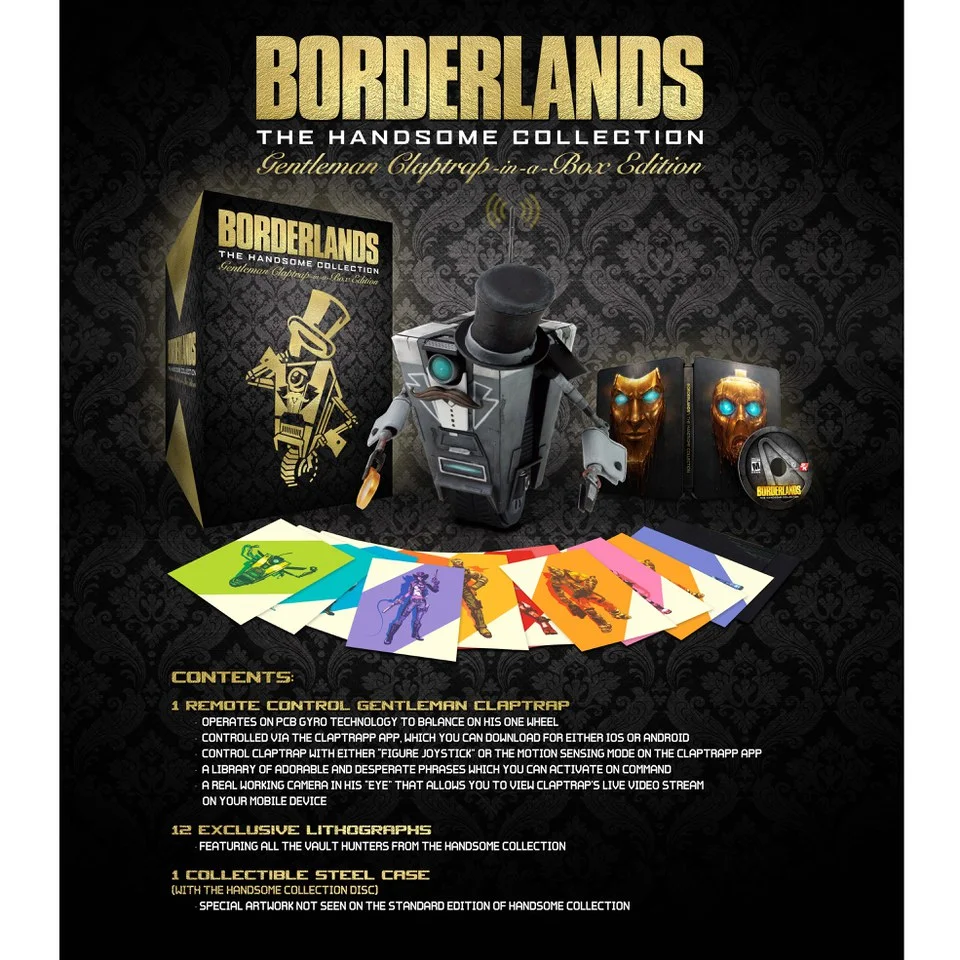 Borderlands: The Handsome Collection - Gentleman Claptrap-in-a-Box Edition Image 1