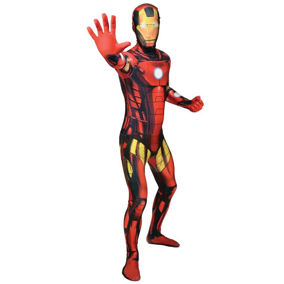 Morphsuit Adults' Marvel Iron Man - M - Red Image 1
