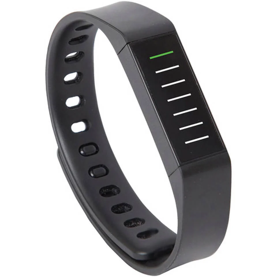 3plus Snap Bluetooth Activity Tracker with App (Compatible with Apple & Android) - Black Image 1