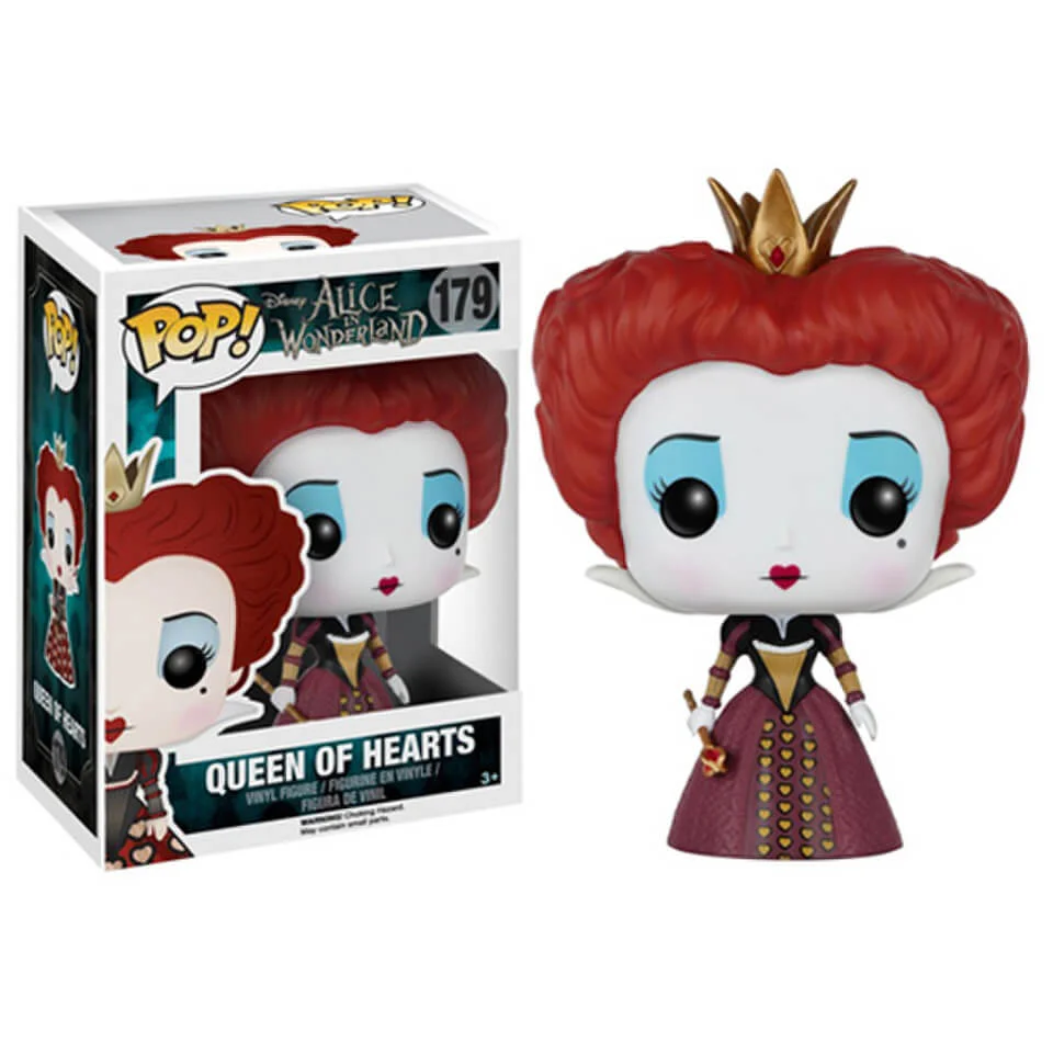 Disney Alice in Wonderland Queen Of Hearts Pop! Vinyl Figure Image 1