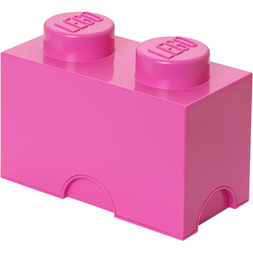 LEGO Storage Brick 2- Pink Image 1