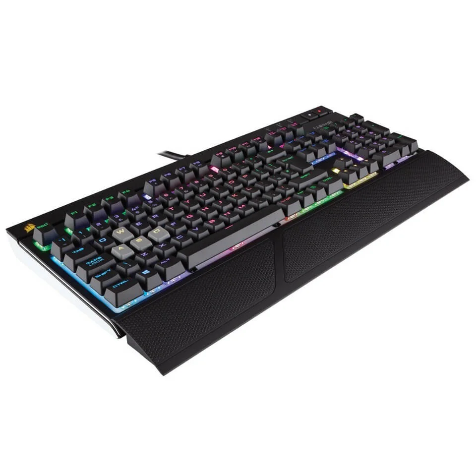 Corsair Gaming STRAFE RGB Cherry MX Red Performance Multi-Colour RGB Backlit Mechanical UK Gaming Keyboard Image 1