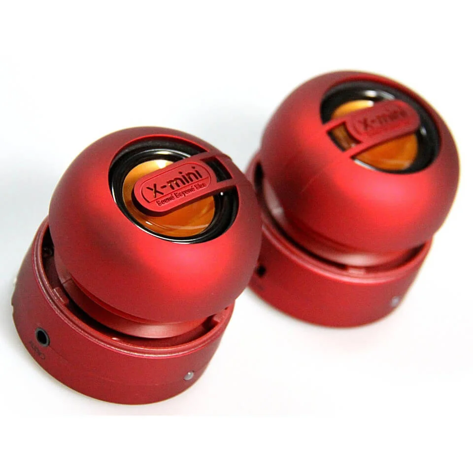 X-Mini Max Capsule Speaker Pair - Red Image 1