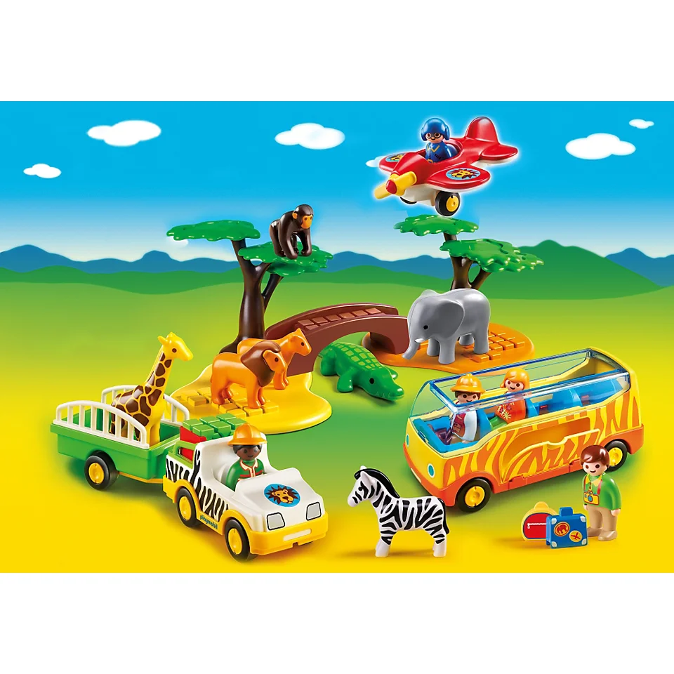 Playmobil 1.2.3. Large African Safari (5047) Image 1