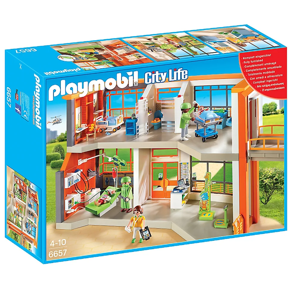 Playmobil City Life Children's Clinic with equipment (6657) Image 1