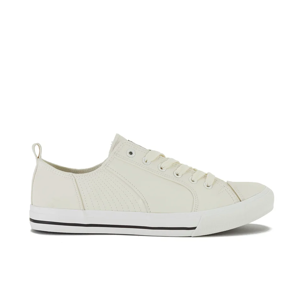Crosshatch Men's Kashvault Suedette Trainers - White - UK 7 - White Image 1