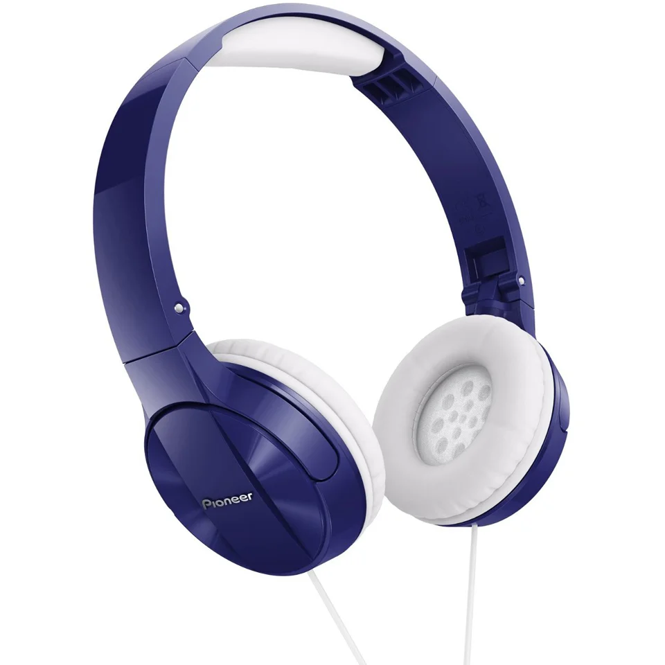 Pioneer SE-MJ503 Foldable DJ Style Headphones - Blue Image 1