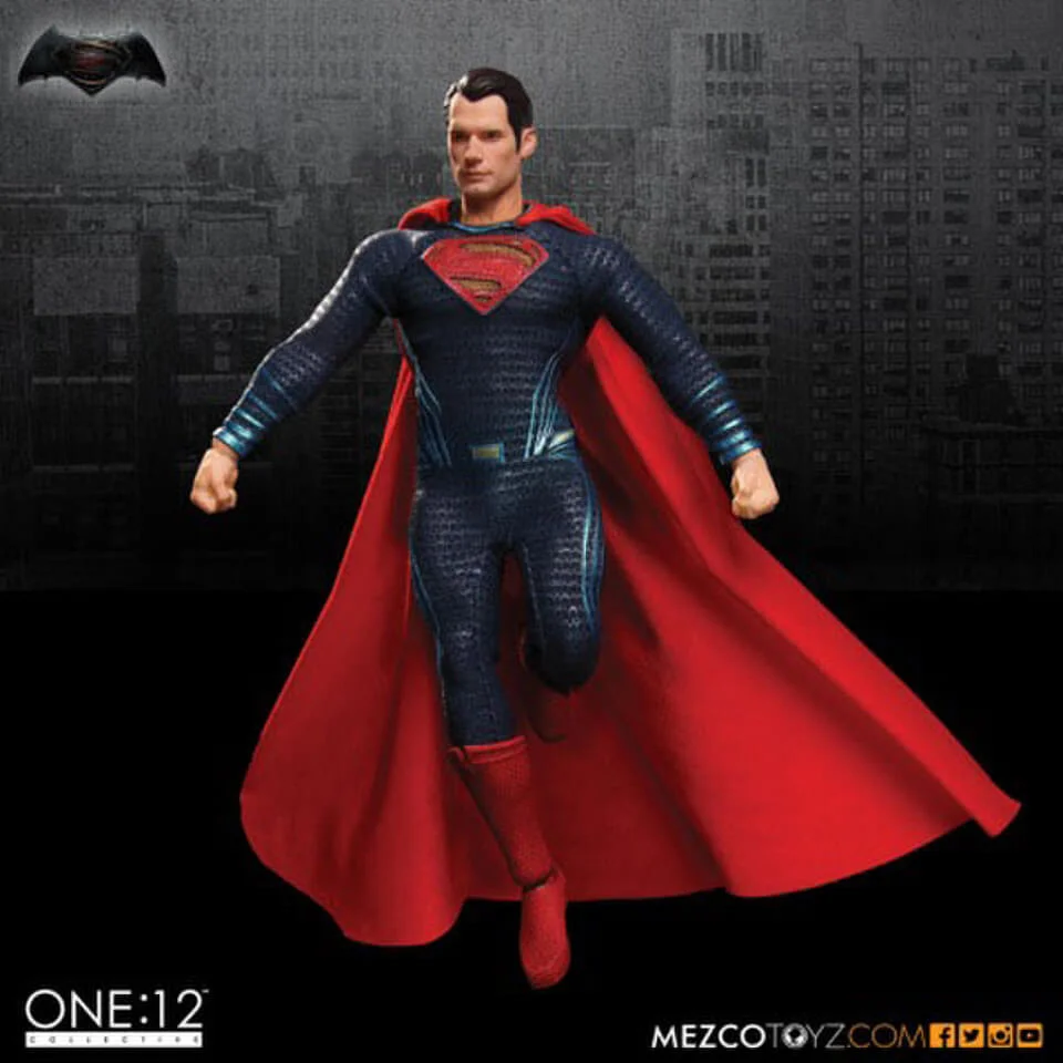 Mezco Toys DC Comics Batman v Superman Dawn of Justice Superman 6 inch Figure Image 1