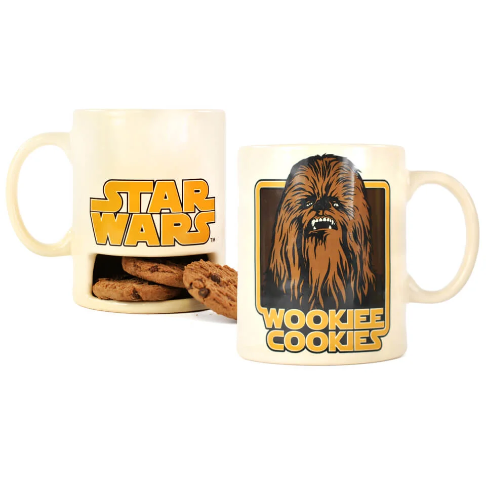 Star Wars Wookie Cookies Mug with Cookie Holder Image 1