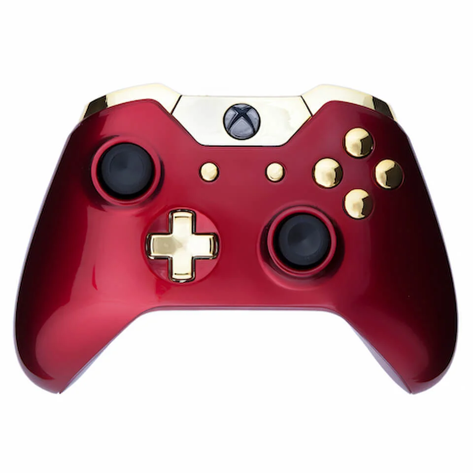 Custom Controllers Xbox One Wireless Custom Controller - Crimson Red & Gold Image 1