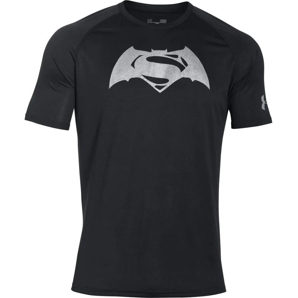 Under Armour Men's Transform Yourself Superman v Batman T-Shirt - Black - S - Black Image 1