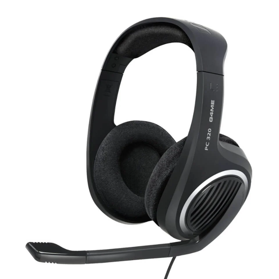 Sennheiser PC 320 Open Over-Ear Gaming Headset with Noise Cancelling Mic - Black Image 1