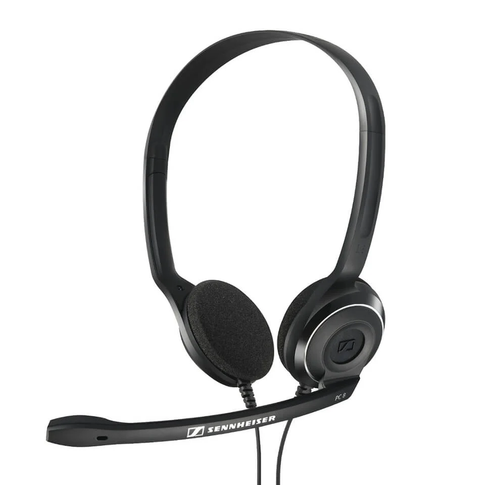 Sennheiser PC 8 USB Lighweight On-Ear Gaming Headset with Mic - Black Image 1