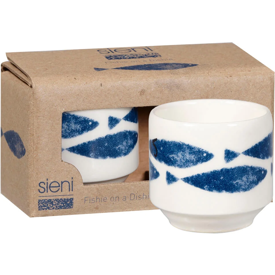 Sieni Fishie on a Dishie Egg Cup Set Gift Box Image 1