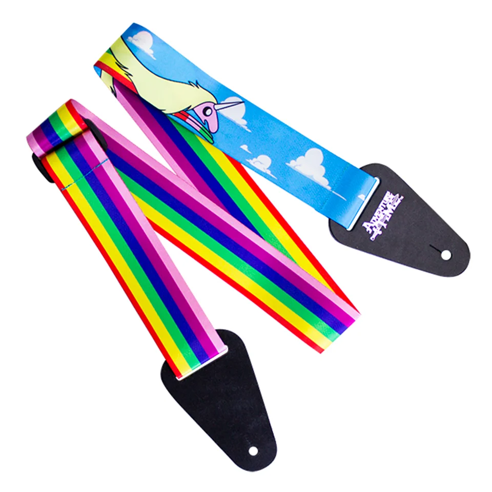Adventure Time Lady Rainicorn Fabric Guitar Strap Image 1