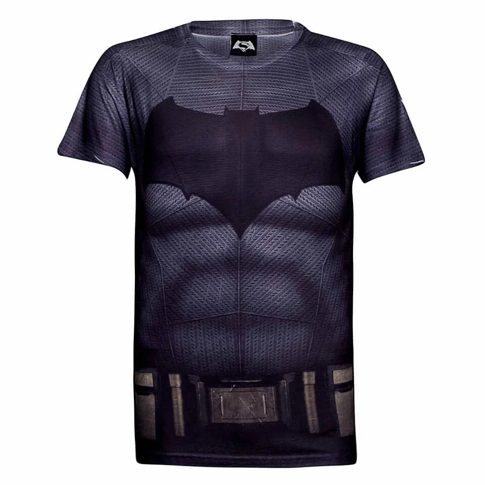 DC Comics Men's Batman Muscle T-Shirt - Grey - S - Grey Image 1