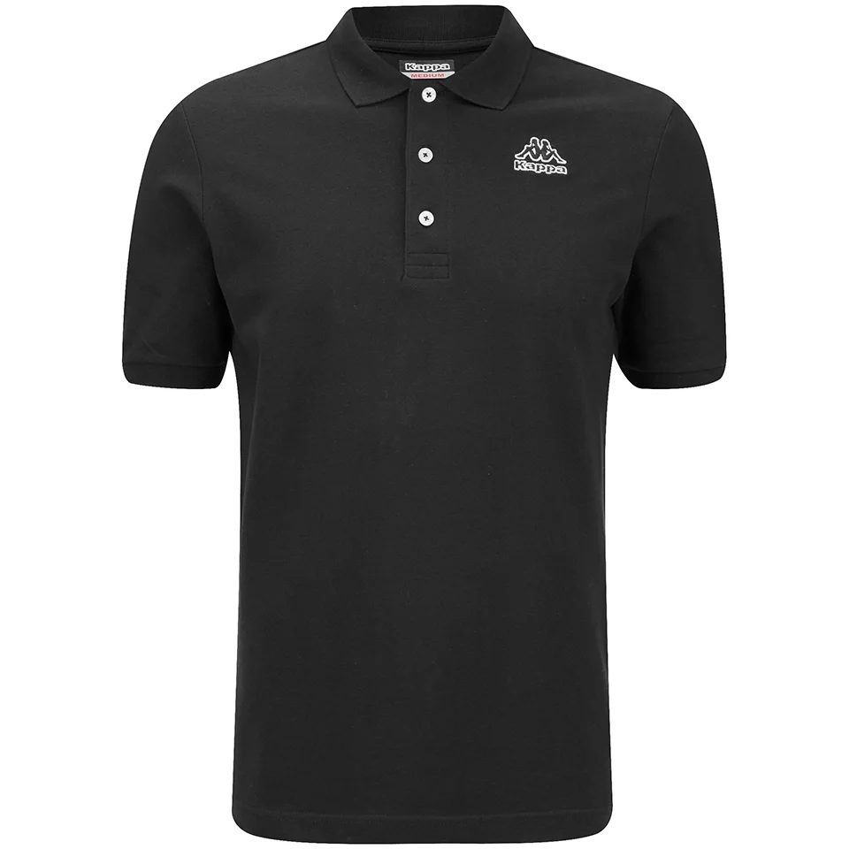 Kappa Men's Omini Polo Shirt - Black - S - Black Image 1