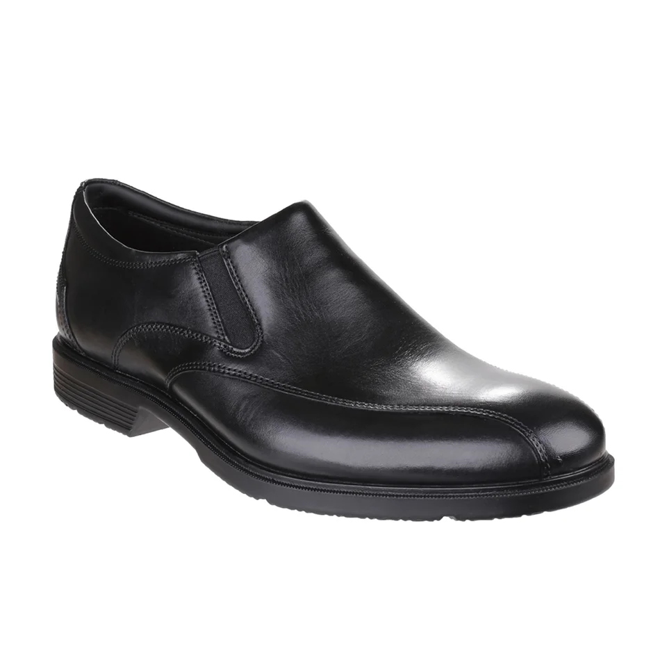 Rockport Men's City Smart Bike Toe Slip On Shoes - Black - UK 7 - Black Image 1