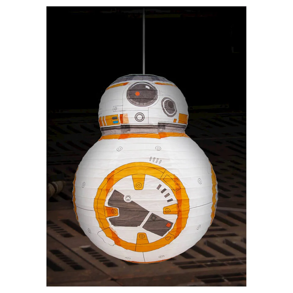 Star Wars BB-8 Paper Shade - White/Orange/Grey Image 1