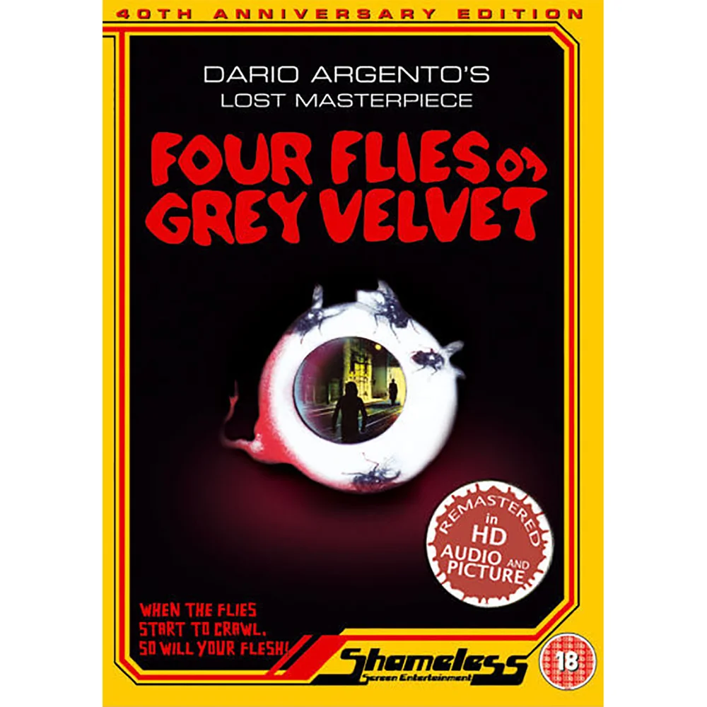 Four Flies on Grey Velvet Image 1
