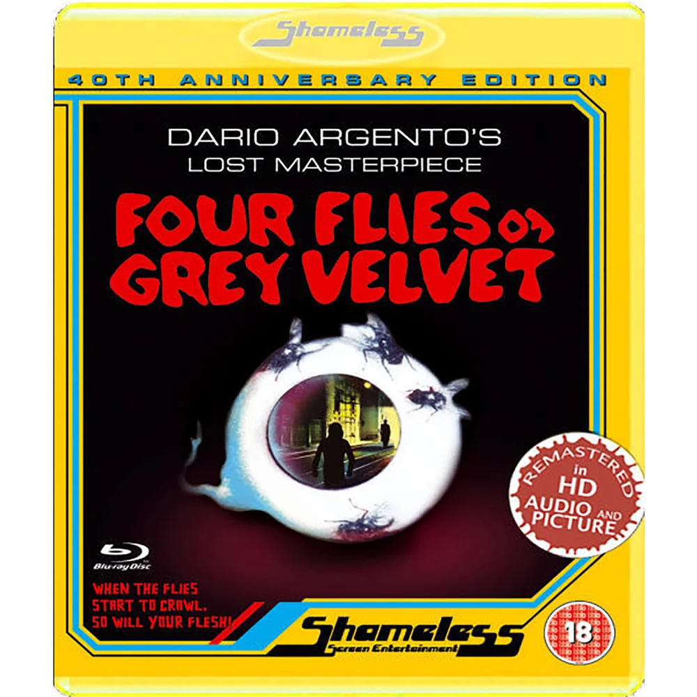 Four Flies on Grey Velvet Image 1