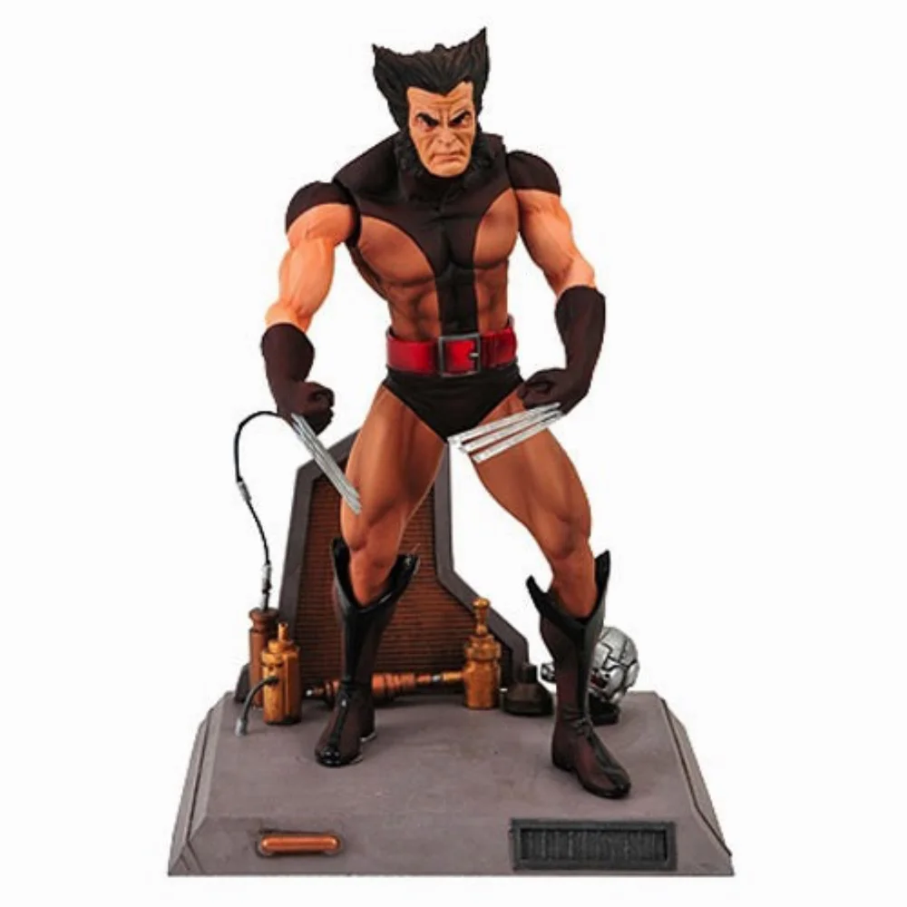 Diamond Select Marvel Select Action Figure - Wolverine (Unmasked Brown Costume) Image 1