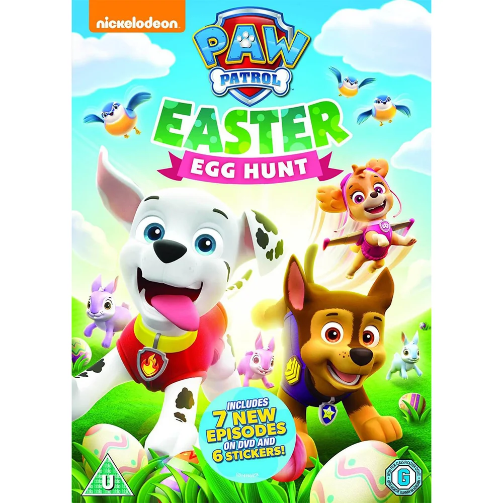 Paw Patrol: Easter Egg Hunt + Sticker Sheet - Sticker Sheet Version Image 1
