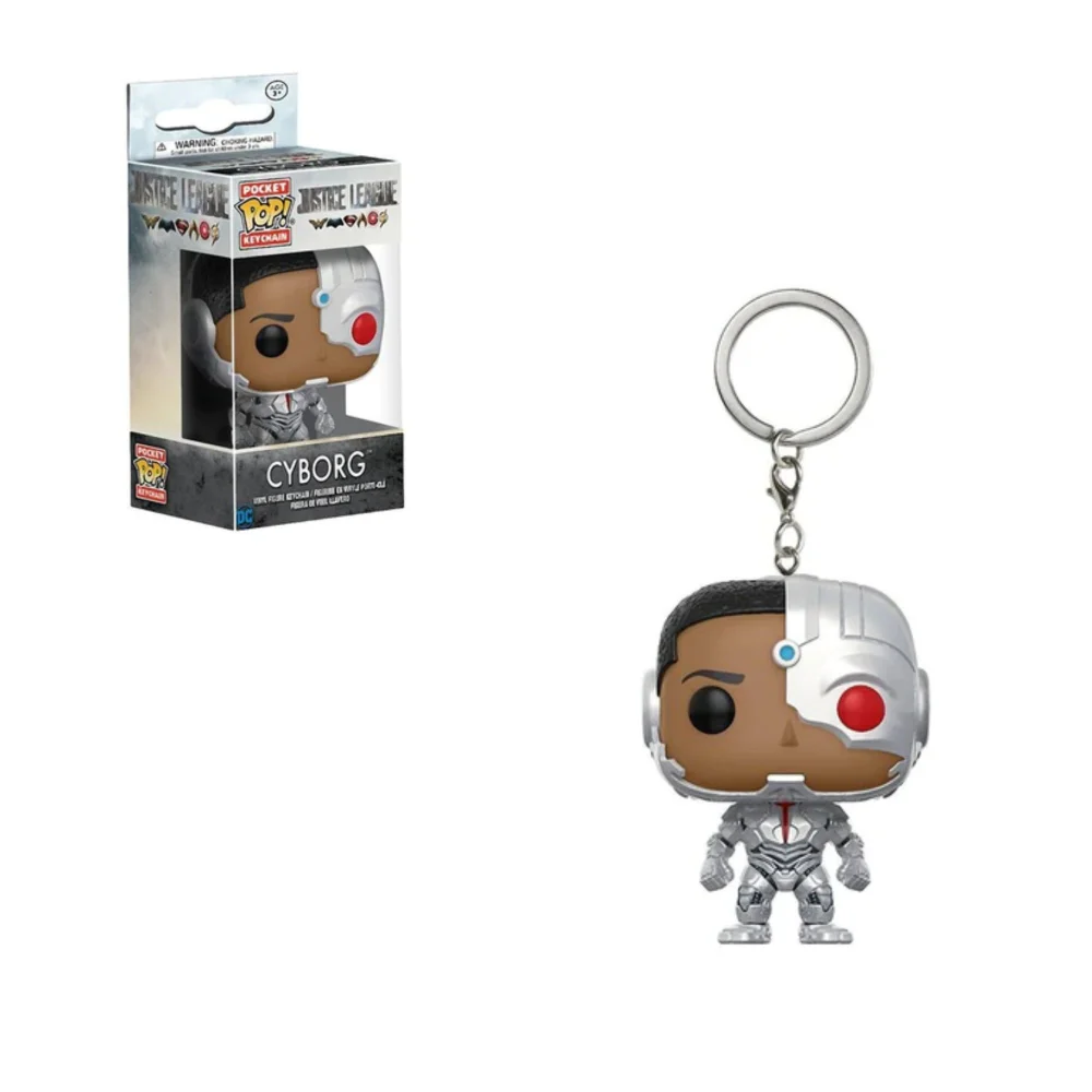 Justice League Cyborg Pop! Keychain Image 1