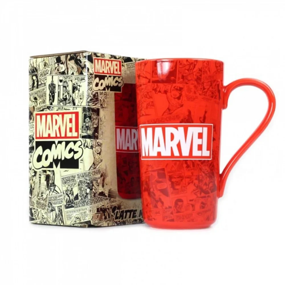 Mug Latte Boxed - Marvel Marvel Logo Image 1