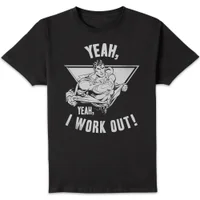 DC Comics Superman I Work Out T-Shirt - Black - undefined undefined