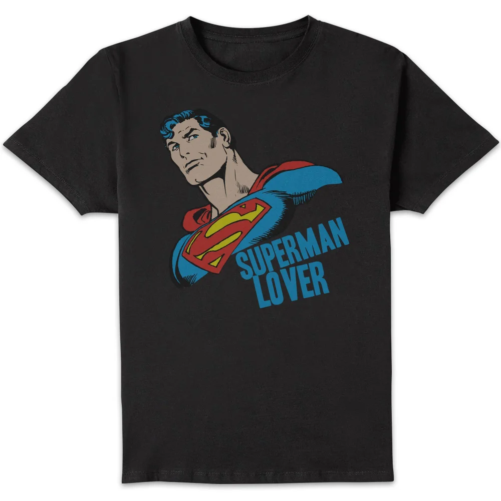 DC Comics Superman Lover T-Shirt - Black - S Image 1