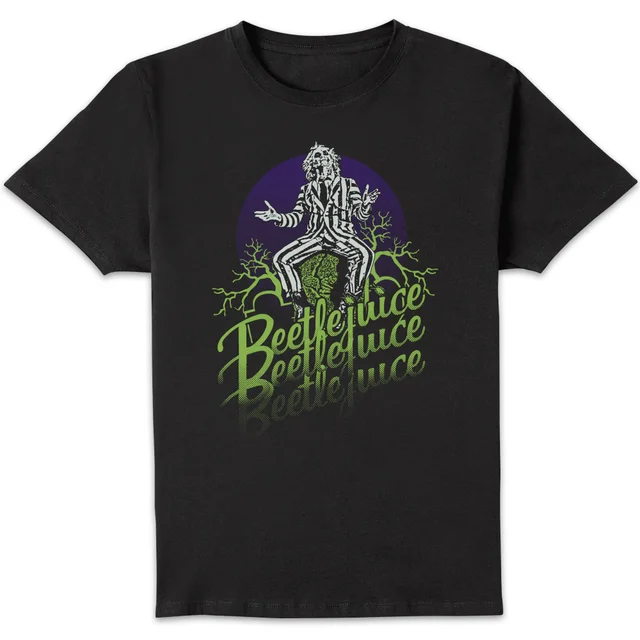 Beetlejuice Faded T-Shirt - Black