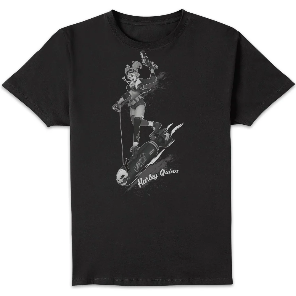 DC Comics Batman Harley Quinn Gotham T-Shirt in Black - S Image 1