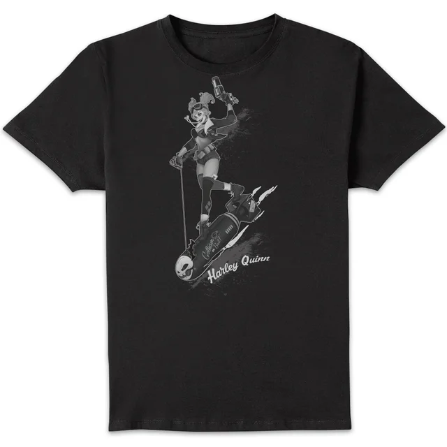 DC Comics Batman Harley Quinn Gotham T-Shirt in Black