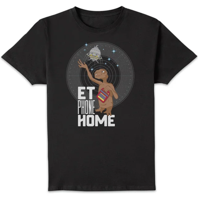 E.T. Phone Home T-Shirt - Black
