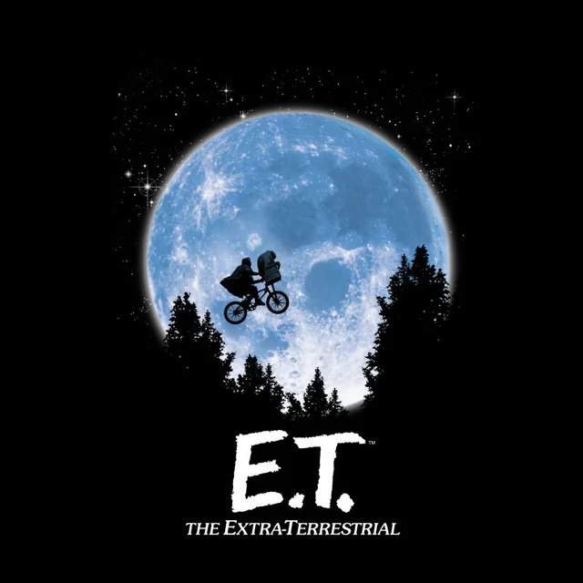 ET Moon Silhouette T-Shirt - Black
