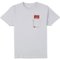 Shaun Of The Dead You've Got Red On You Pocket T-Shirt - White - undefined undefined