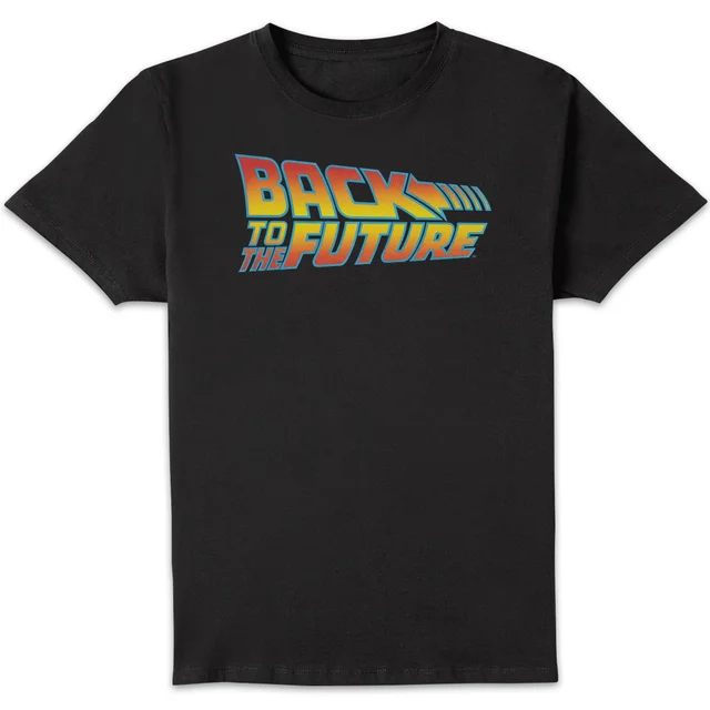 Back To The Future Classic Logo T-Shirt - Black