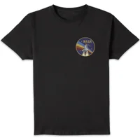 NASA Vintage Rainbow Shuttle T-Shirt - Black
