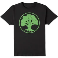 Magic The Gathering Mana Green T-Shirt - Black - undefined undefined