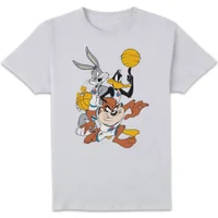 Space Jam Group Shot Men's T-Shirt - White - undefined undefined