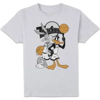 Space Jam Bugs And Daffy Tune Squad Men's T-Shirt - White
