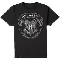 Harry Potter Hogwarts Crest Men's T-Shirt - Black - undefined undefined