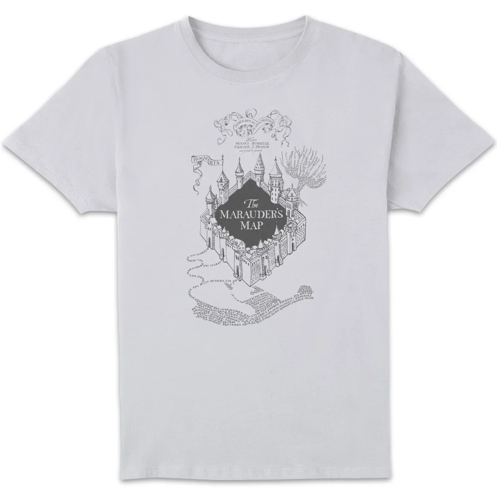 Harry Potter The Marauder's Map Men's T-Shirt - White - S Image 1