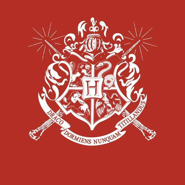 Harry Potter Hogwarts House Crest Men's T-Shirt - Red